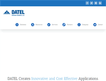 Tablet Screenshot of datel-group.com